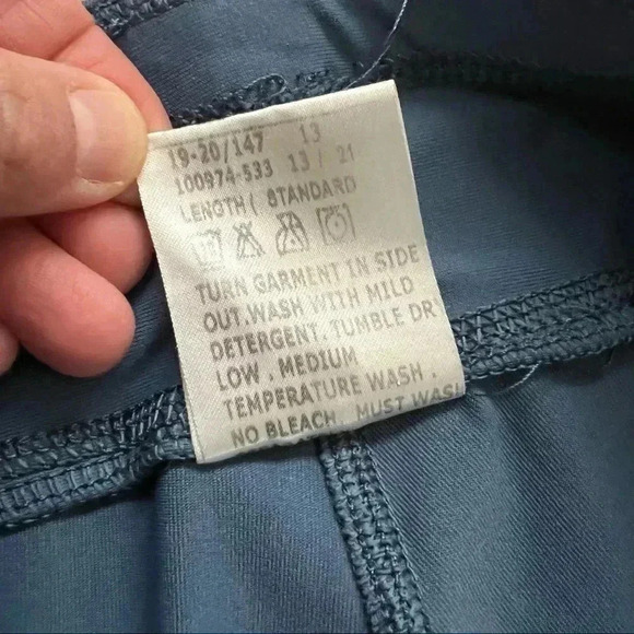 Tuff Rider Minerva Equicool Tights Kids Size XL Blue Leggings 100974-533-1375 - Picture 15 of 15